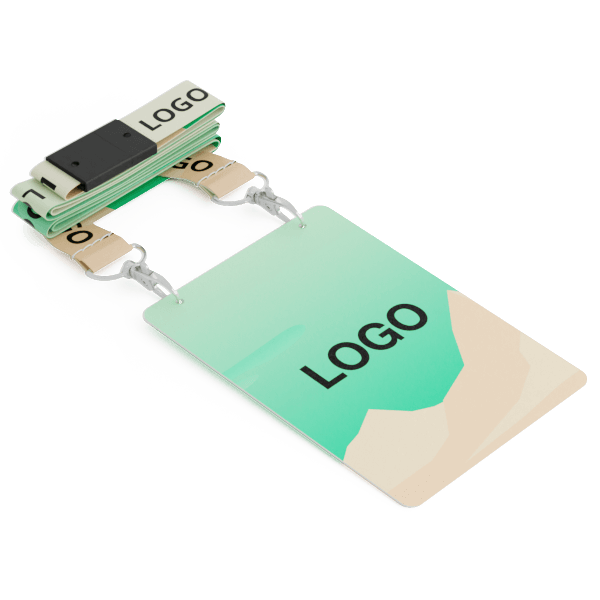 Access Duo - Branded Lanyards with Logo Access Duo - Branded Lanyards with Logo