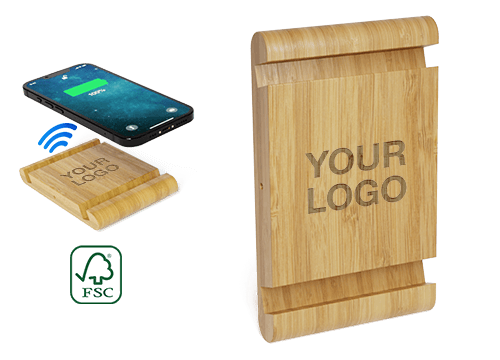 Terra - Promotional Wireless Charger with Logo Terra - Promotional Wireless Charger with Logo