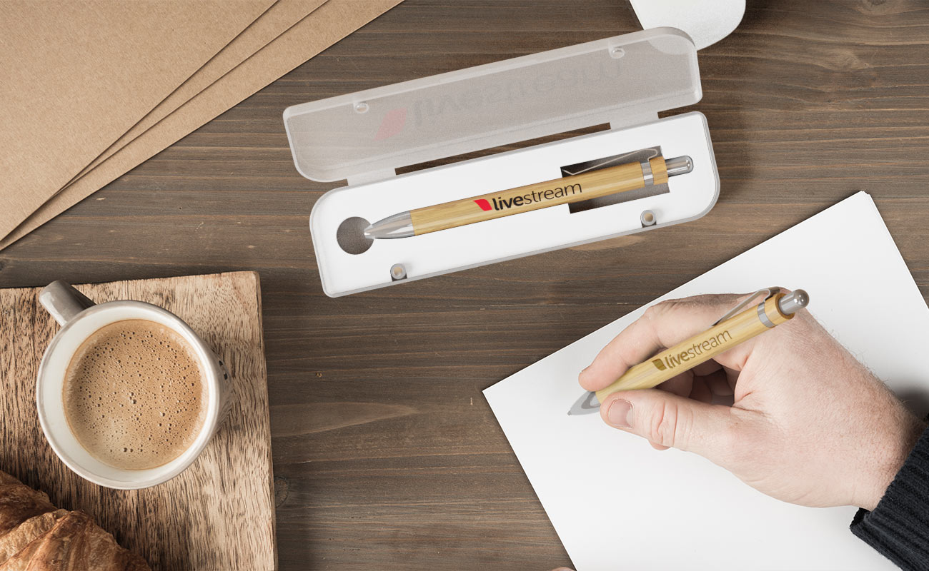 Essence - Bamboo Pens with Logo gallery thumbnail