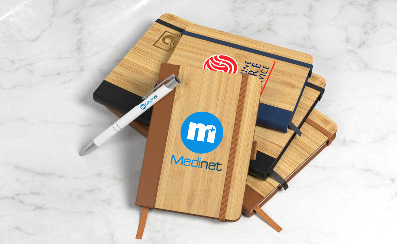 Grove - Branded Bamboo Notebooks with Logo gallery thumbnail