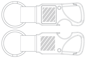 Keyring Screen Printing