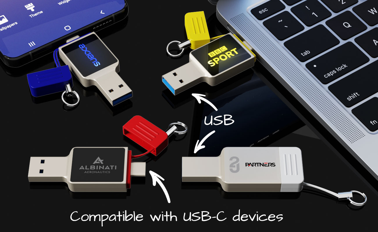Neon - Personalised USB With USB-C
