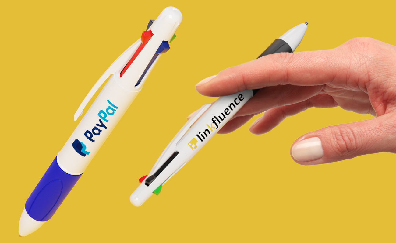 Quad - Custom Promotional 4 Colour Pens gallery thumbnail