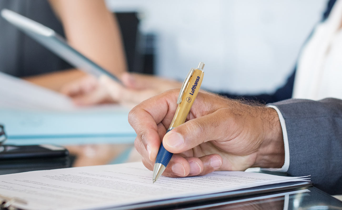 Ridge - Bamboo Pens with Logo gallery thumbnail