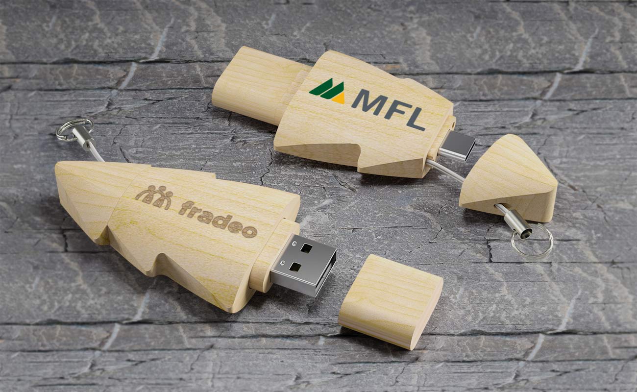 Tree Duo - Personalised Memory Stick gallery thumbnail