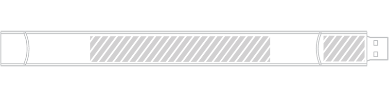 USB Wristband Screen Printing USB Wristband Screen Printing